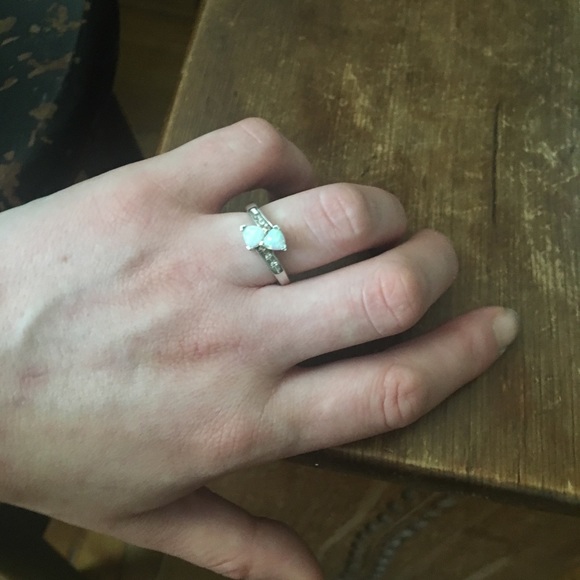 Opal Sterling Silver Ring - Size 7 - Picture 4 of 5